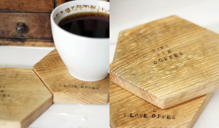 Kawa we wnętrzach – podstawki pod kubki