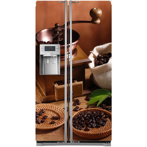 Kawa we wnętrzach &ndash; naklejki na lod&oacute;wkę