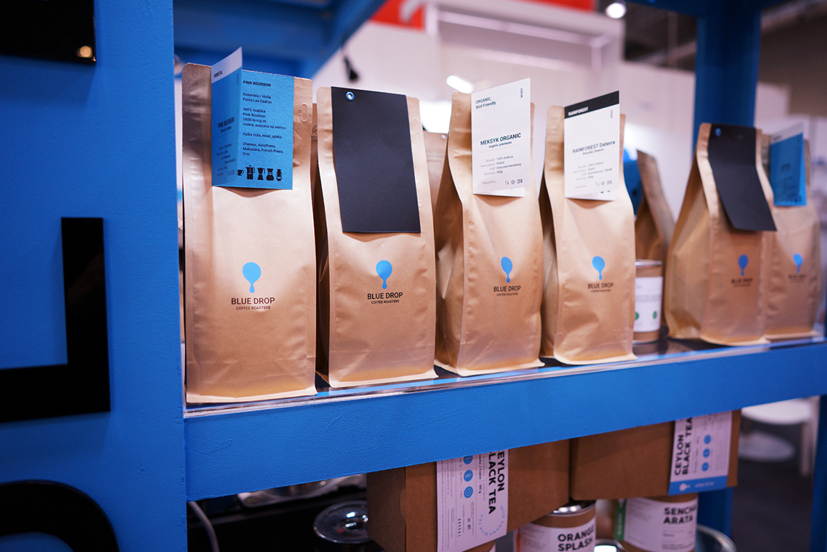 Olbrzymia ilość i różnorodność kaw w Blue Drop.