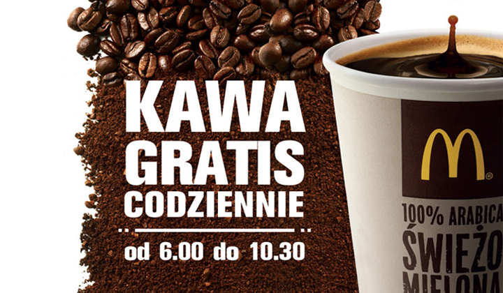 Darmowa kawa w McDonald’s