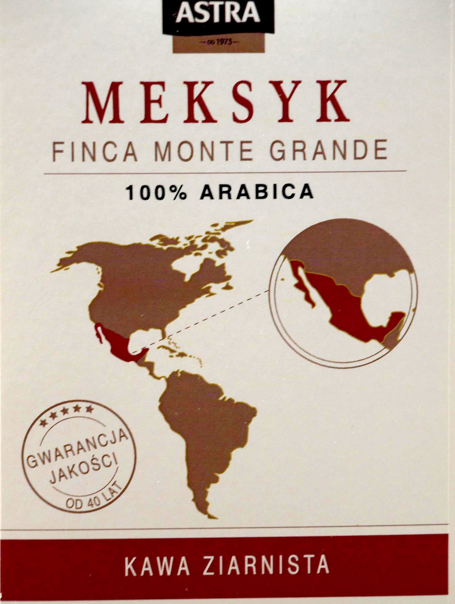Recenzja kawy ziarnistej Astra Meksyk Finca Monte Grande 100% Arabica