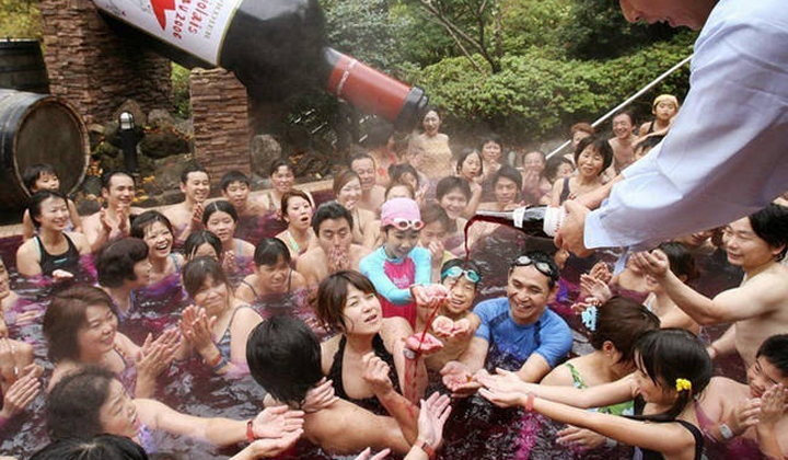 Kawowa kąpiel w kraju Japońskim SPA