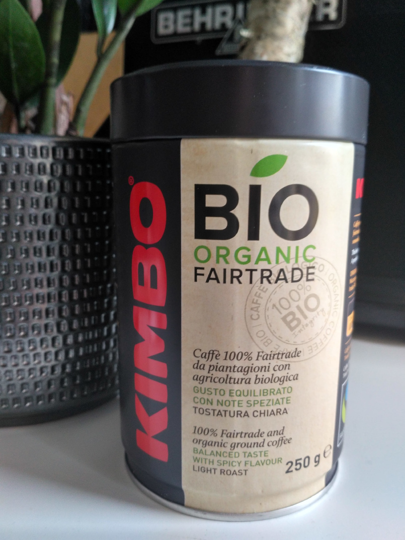 Recenzja kawy Kimbo Bio Organic Fairtrade (mielona)