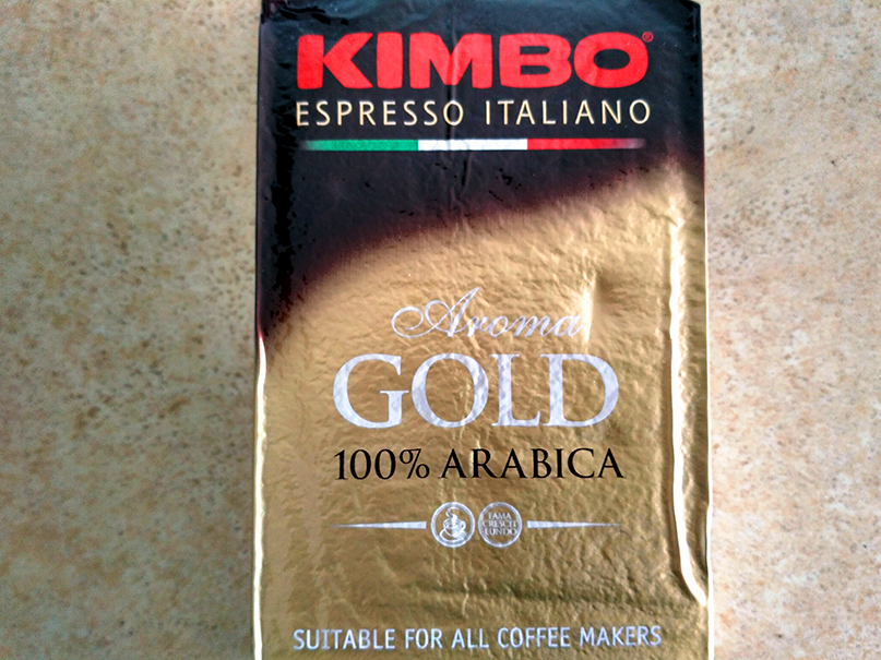 Kimbo Aroma Gold (mielona/ziarnista) - Recenzja kawy