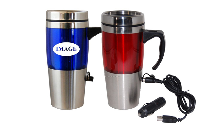 Kubek podgrzewający do kawy z gniazdem USB