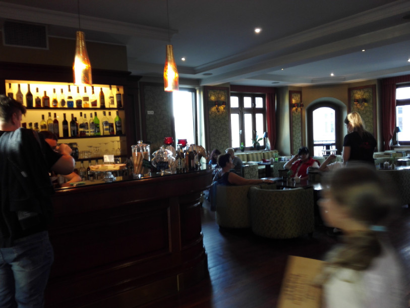 Przytulny klimat wewnątrz Perełki.