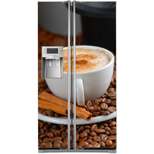 Kawa we wnętrzach &ndash; naklejki na lod&oacute;wkę