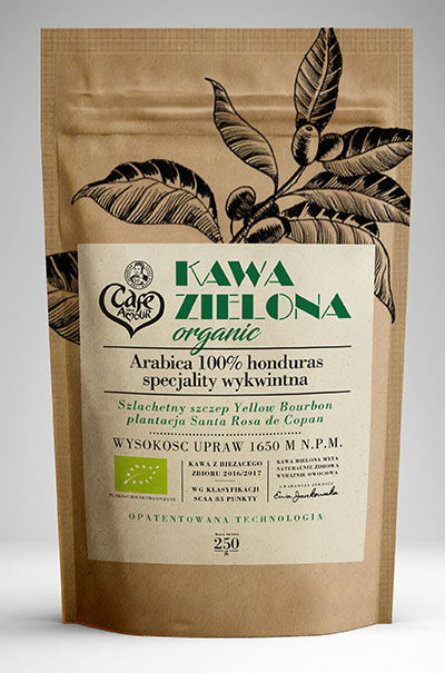 Kawa zielona Arabica z Hondurasu specjality wykwintna