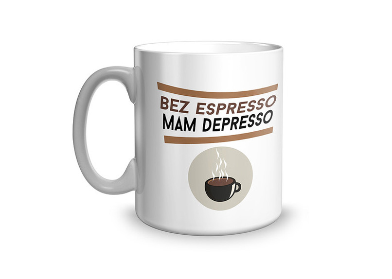 Kubek bez espresso mam depresso