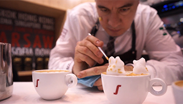 Latte Art 3D w wykonaniu włoskiego baristy