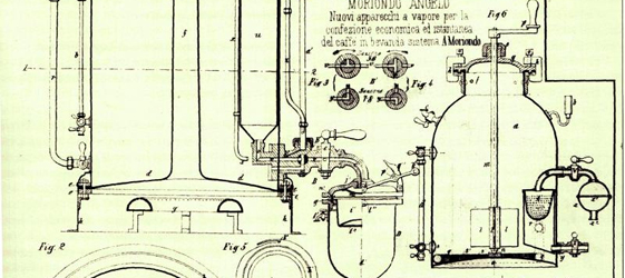 Pierwszy opatentowany ekspres do kawy